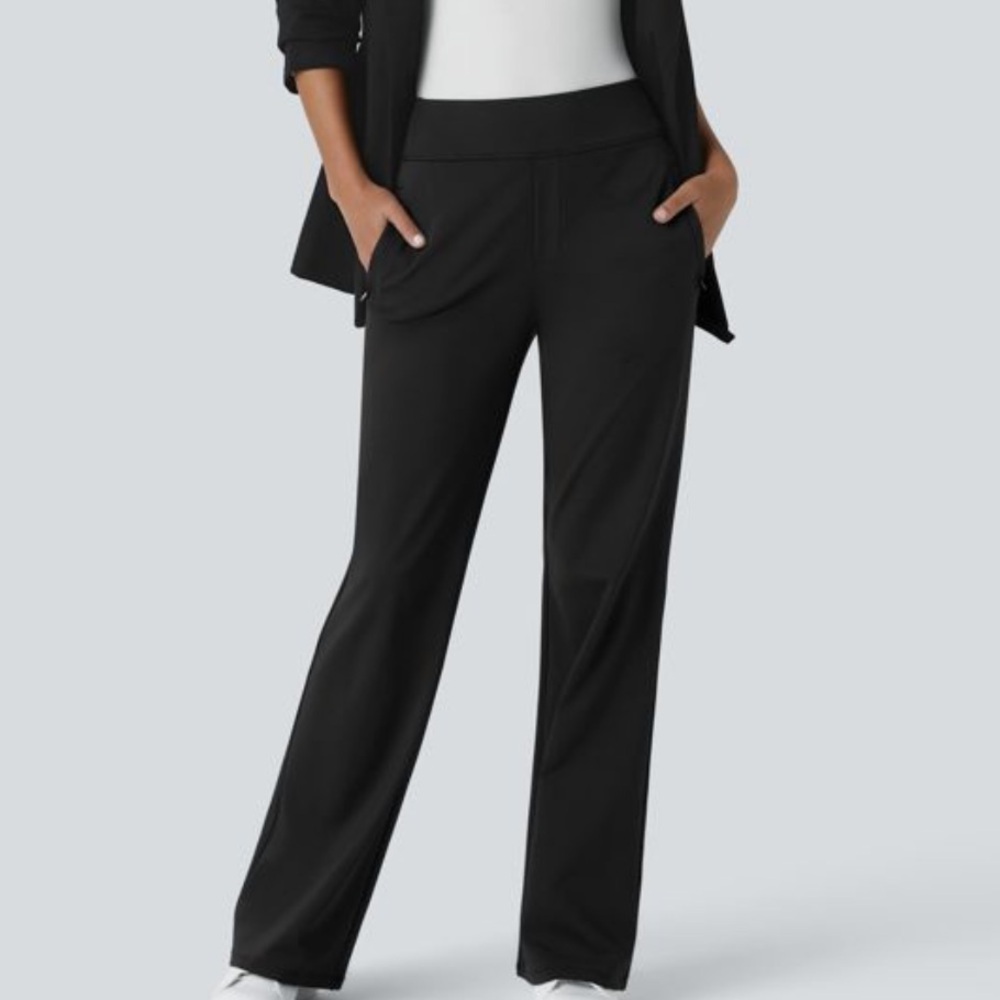 New Halara Flex™ DayStretch Mid Rise Flare Pants XL Tall Black